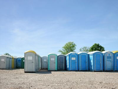 Professional portable toilet for construction services in South Bend